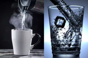 Hot and cold water